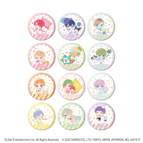 『A3!×Sanrio characters』缶バッジ07/S&S コンプリートセット(全12種)(ミニキャライラスト)